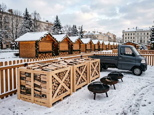 Дрова для ярмарок и городских праздников в Электрогорске
